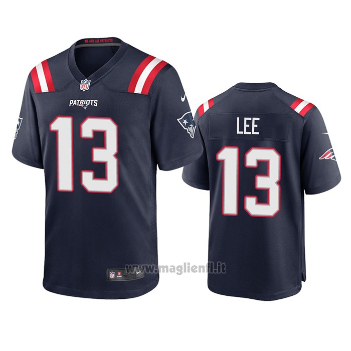 Maglia NFL Game New England Patriots Marqise Lee Blu